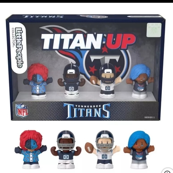 Fisher-Price Other - Little people NFL titan up Tennessee titans series 1 nwt